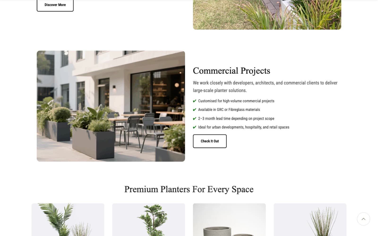Urban Pots collection detail